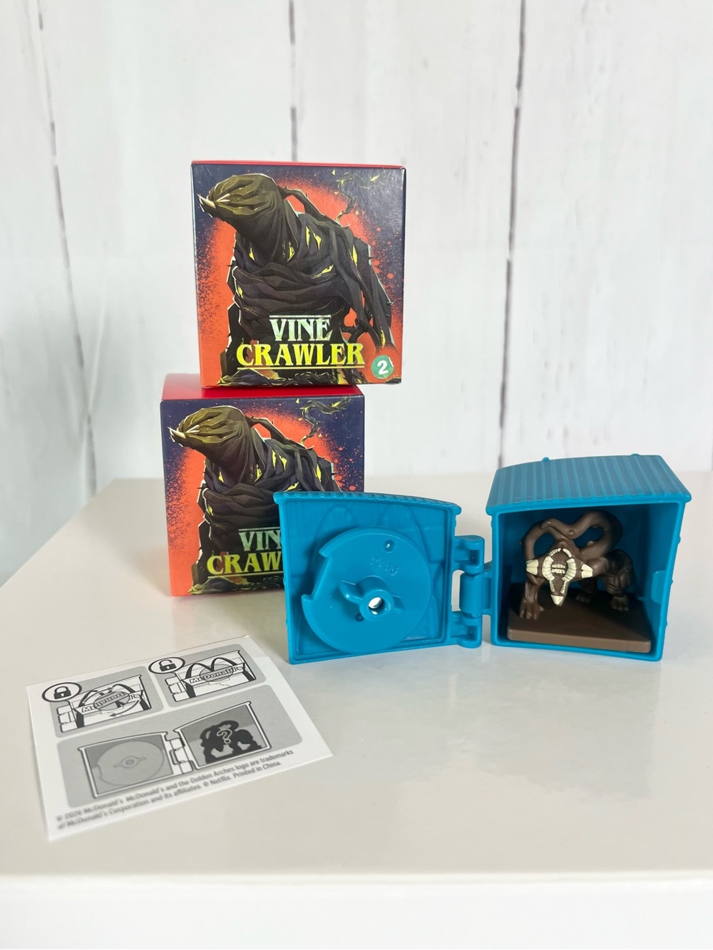 McDonald’s Stranger Things Tales From '85 #2 Vine Crawler Set (Set of 2) New